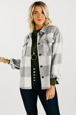 The Kennadi Brushed Plaid Shacket - FINAL SALE