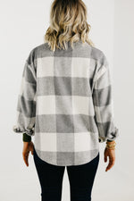 The Kennadi Brushed Plaid Shacket - FINAL SALE