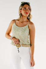The Beckham Floral Racerback Camisole - FINAL SALE