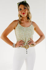 The Beckham Floral Racerback Camisole - FINAL SALE