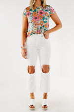 Kan Can Denim | 10" High Rise Straight Leg Jean - KC1709WT - FINAL SALE