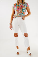 Kan Can Denim | 10" High Rise Straight Leg Jean - KC1709WT - FINAL SALE