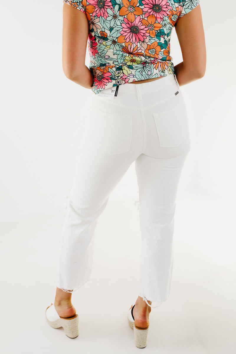 Kan Can Denim | 10" High Rise Straight Leg Jean - KC1709WT - FINAL SALE