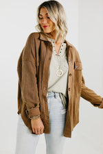 The Monica Waffle Shacket