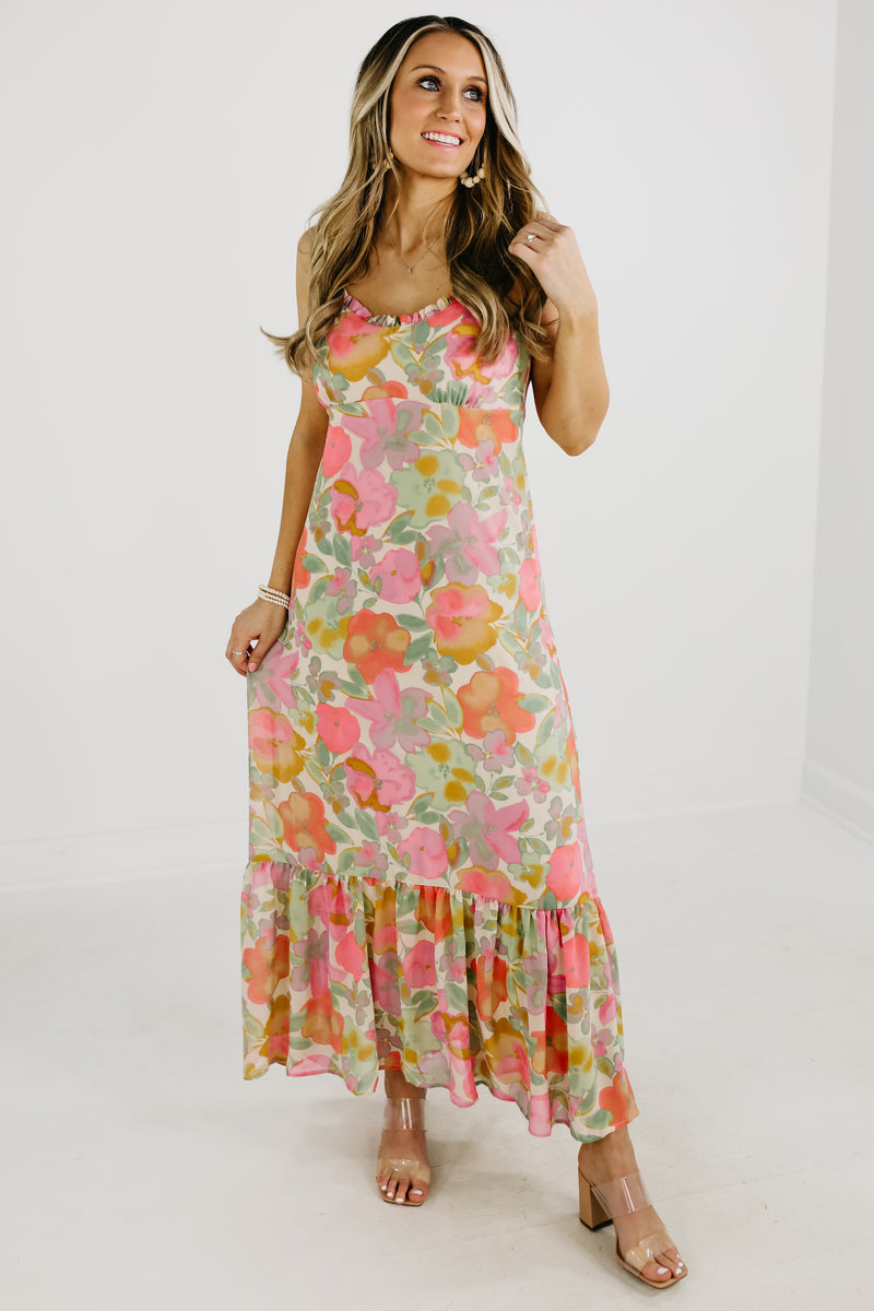 The Lush Arianna Floral Maxi Dress - FINAL SALE