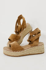 The Everly Platform Sandal  - Taupe - FINAL SALE