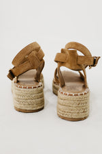 The Everly Platform Sandal  - Taupe - FINAL SALE