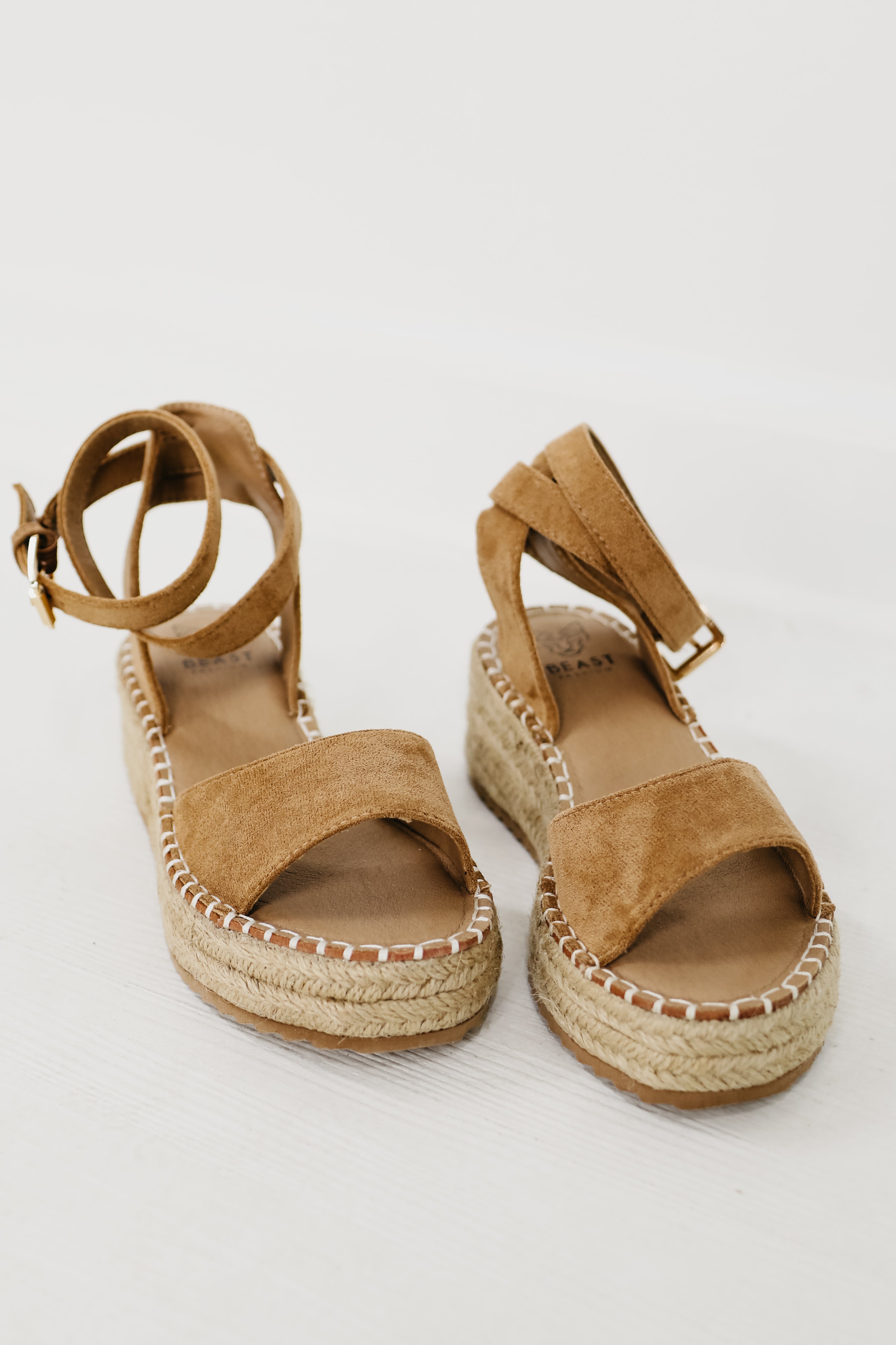 The Everly Platform Sandal  - Taupe - FINAL SALE