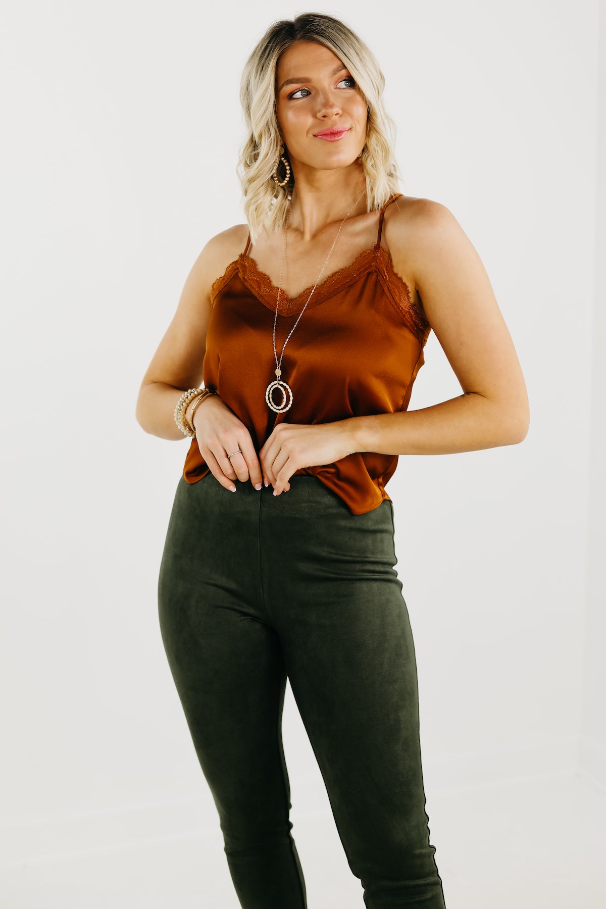 The Conner Lace Trim Camisole  - FINAL SALE