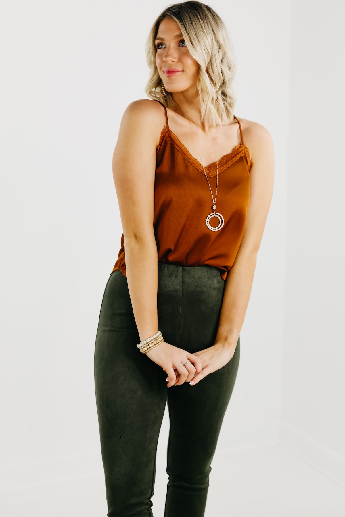 The Conner Lace Trim Camisole  - FINAL SALE