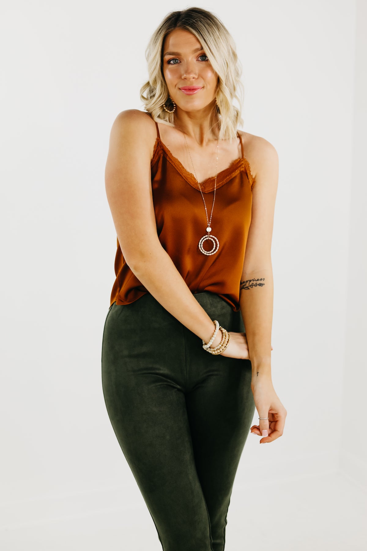 The Conner Lace Trim Camisole  - FINAL SALE
