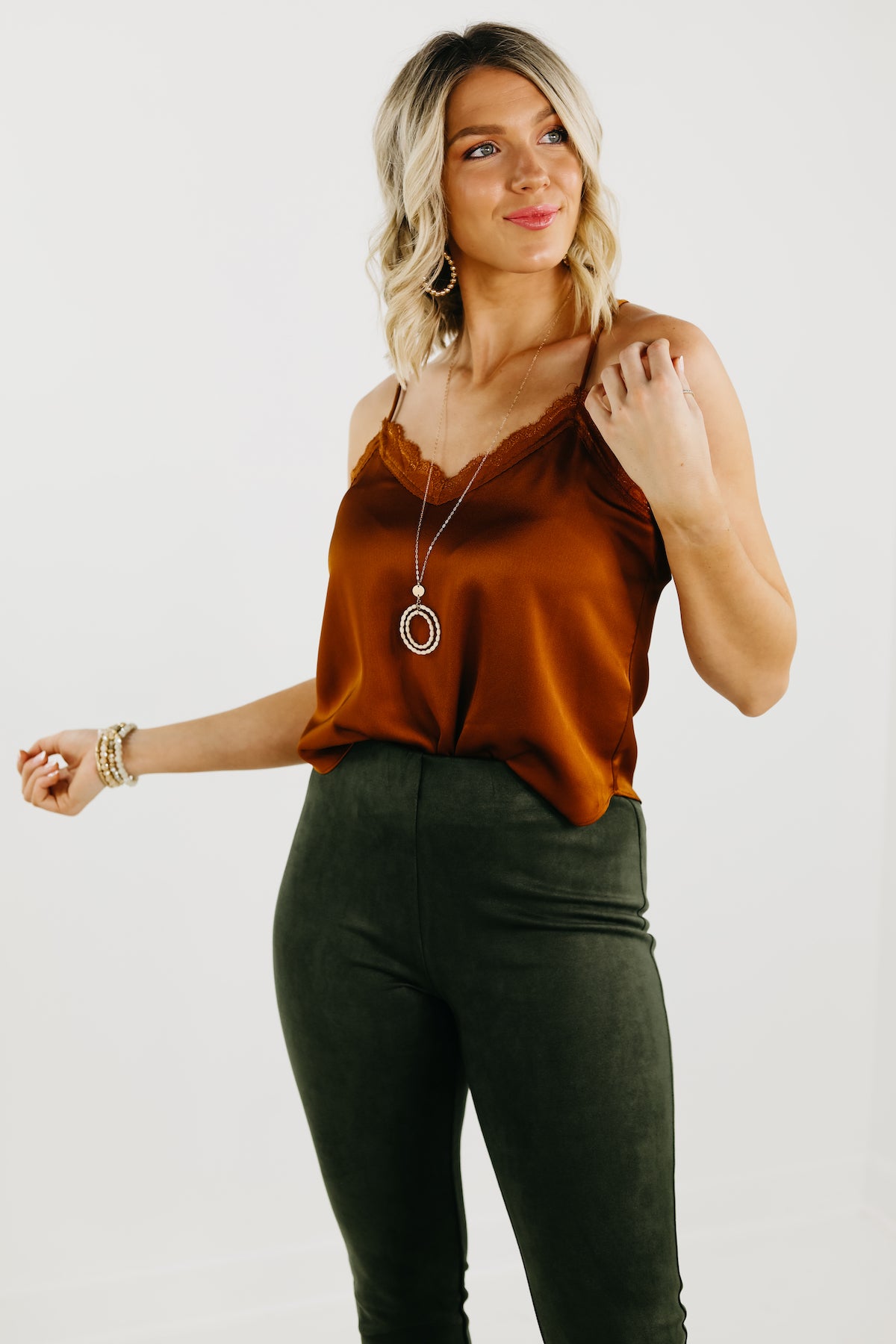 The Conner Lace Trim Camisole  - FINAL SALE
