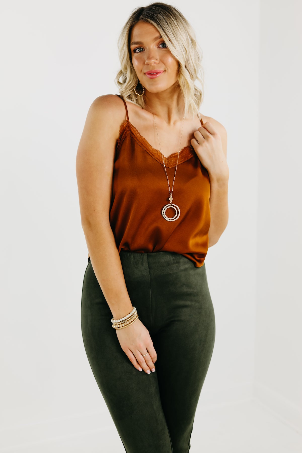 The Conner Lace Trim Camisole  - FINAL SALE