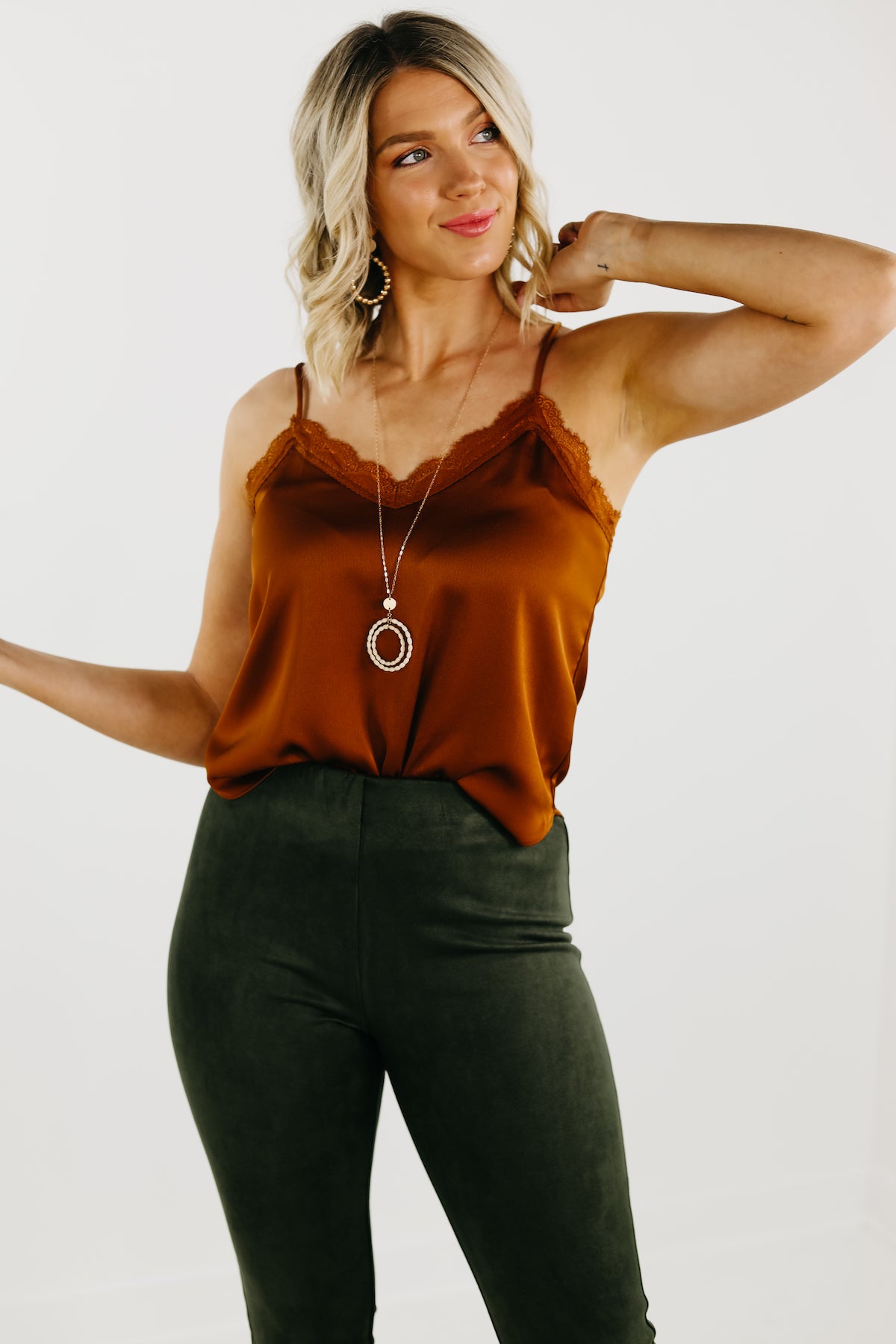 The Conner Lace Trim Camisole  - FINAL SALE