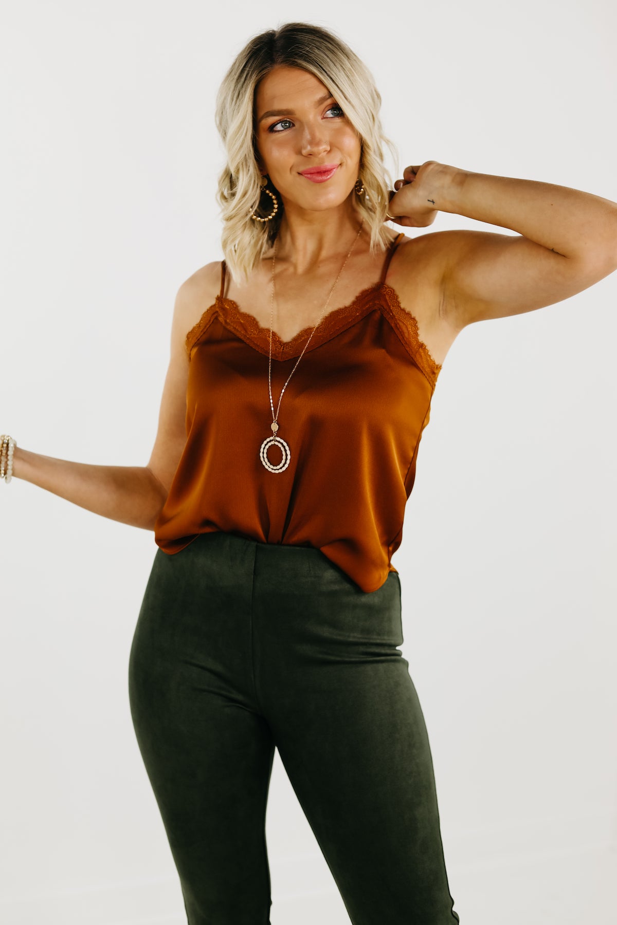 The Conner Lace Trim Camisole  - FINAL SALE