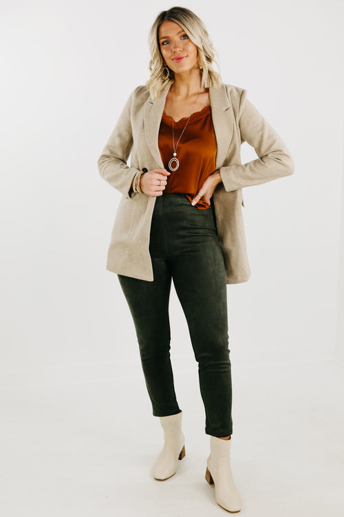 The Dean Double Button Lapel Blazer Coat