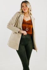 The Dean Double Button Lapel Blazer Coat