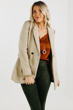 The Dean Double Button Lapel Blazer Coat