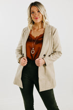 The Dean Double Button Lapel Blazer Coat