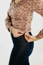 The Carlin Floral Ruched Blouse - FINAL SALE