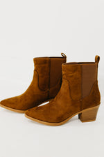 The Rayden Booties - Tan Suede - FINAL SALE