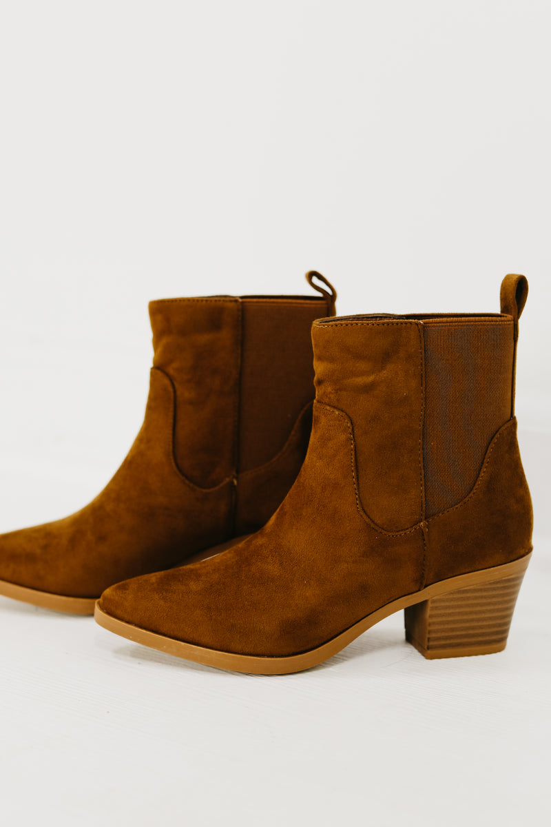 The Rayden Booties - Tan Suede - FINAL SALE