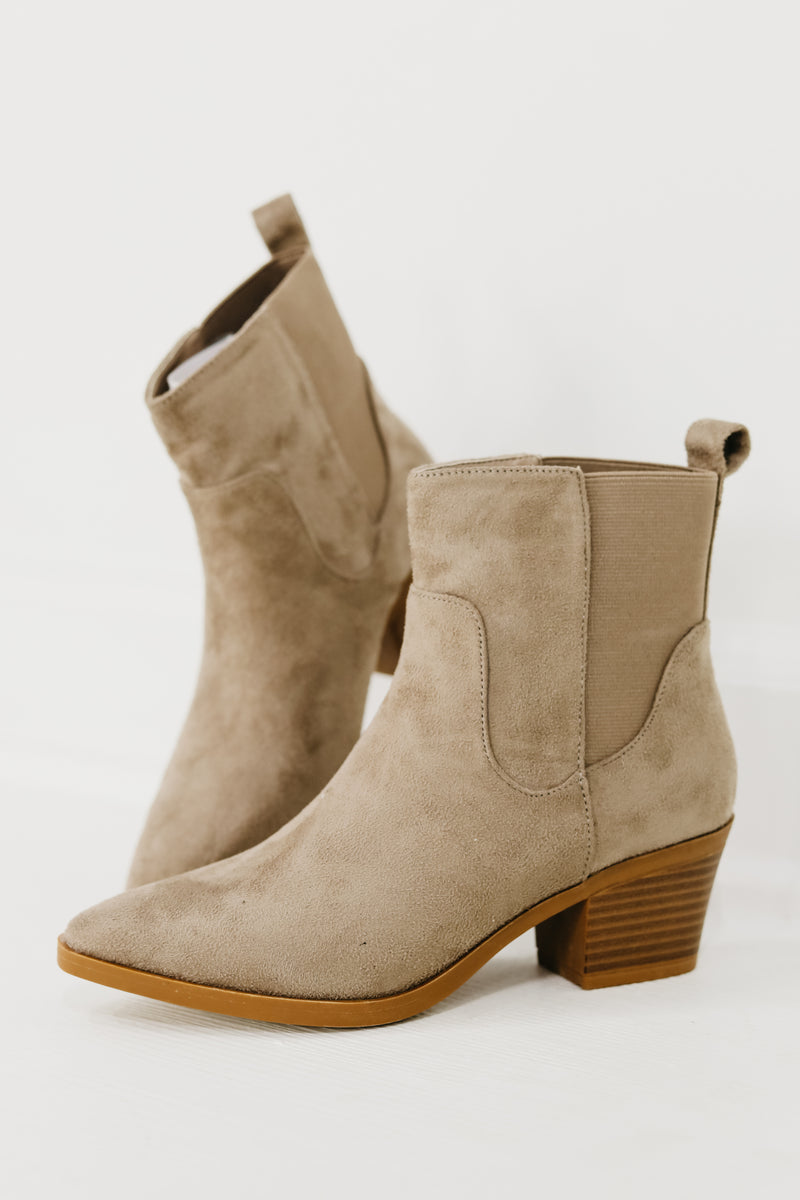 The Rayden Booties - Taupe - FINAL SALE