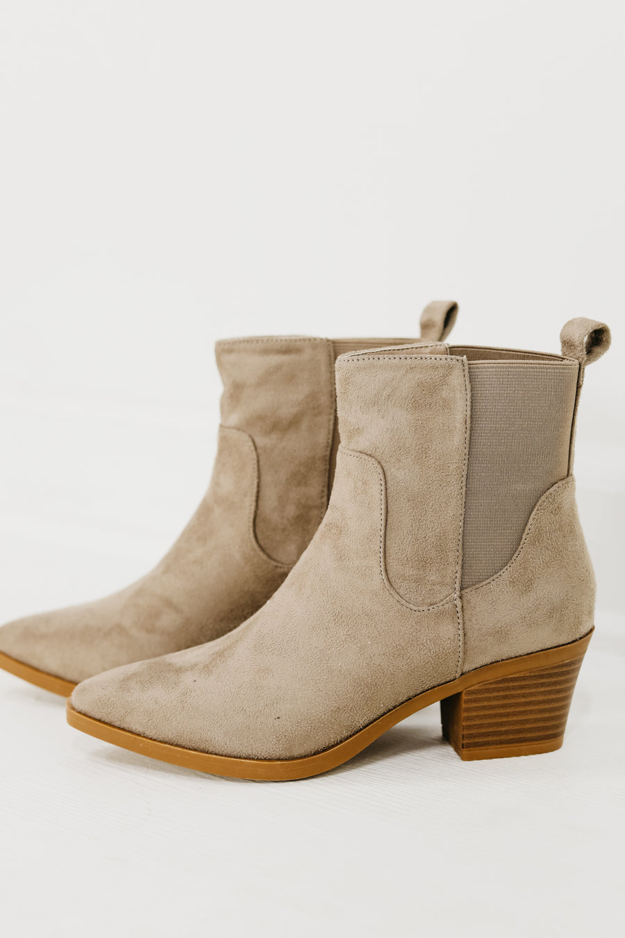 The Rayden Booties - Taupe - FINAL SALE