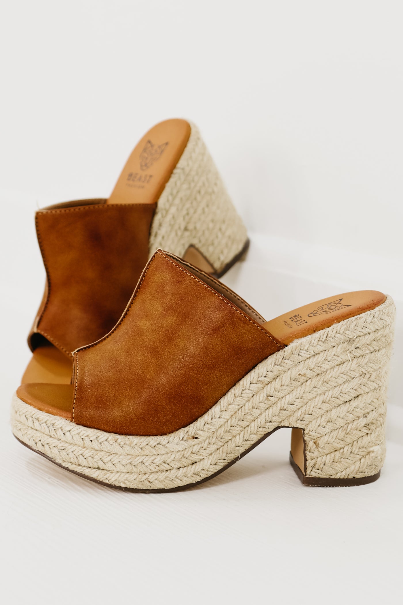 The Jensen Wedge Sandal Camel FINAL SALE