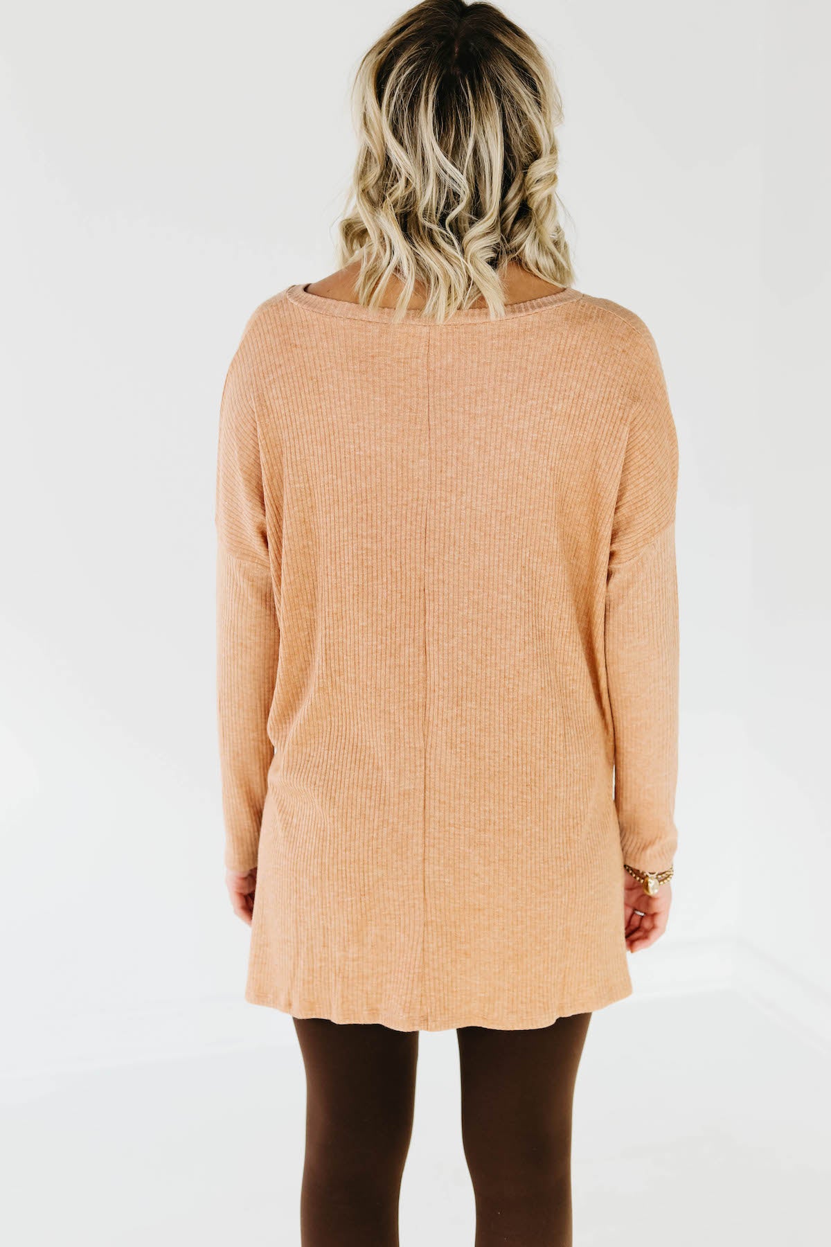 The Trace Heather Ribbed Sweater