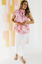 The Donovan Floral Ruffled Blouse - FINAL SALE