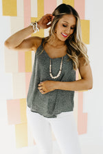 The Lorel Dot Print Camisole Tank Top - FINAL SALE