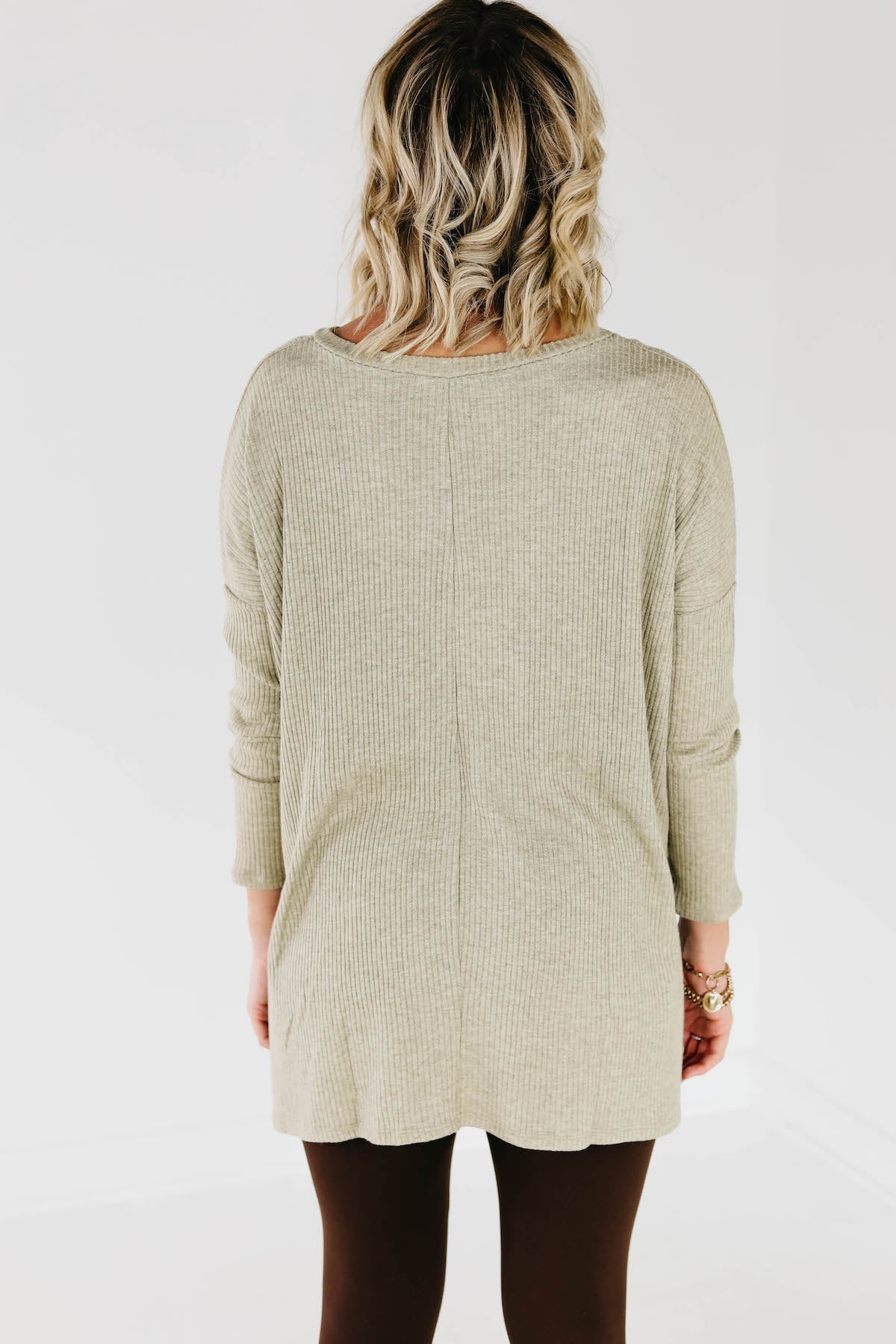 The Trace Heather Ribbed Sweater