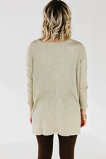 The Trace Heather Ribbed Sweater