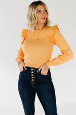 The Baxter Ribbed Crew Neck Top - FINAL SALE