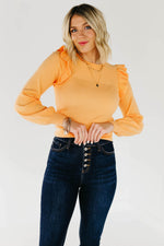 The Baxter Ribbed Crew Neck Top - FINAL SALE
