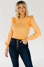 The Baxter Ribbed Crew Neck Top - FINAL SALE