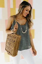 The Lorel Dot Print Camisole Tank Top - FINAL SALE