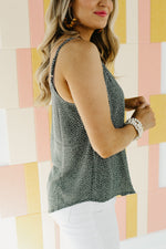 The Lorel Dot Print Camisole Tank Top - FINAL SALE