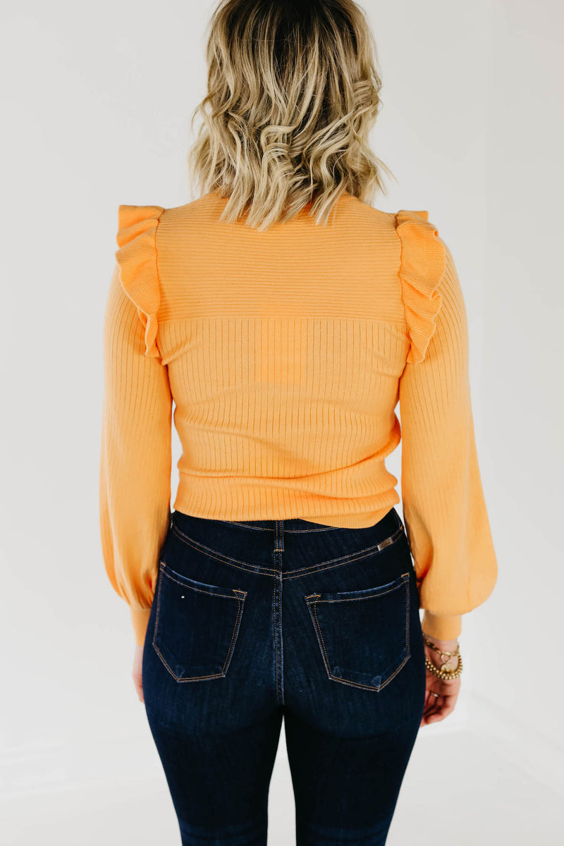 The Baxter Ribbed Crew Neck Top - FINAL SALE