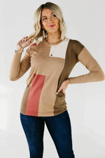 The Lucky Color Block Sweater