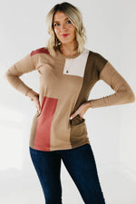 The Lucky Color Block Sweater