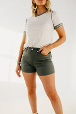 The Lucas High Rise Jean Shorts - FINAL SALE