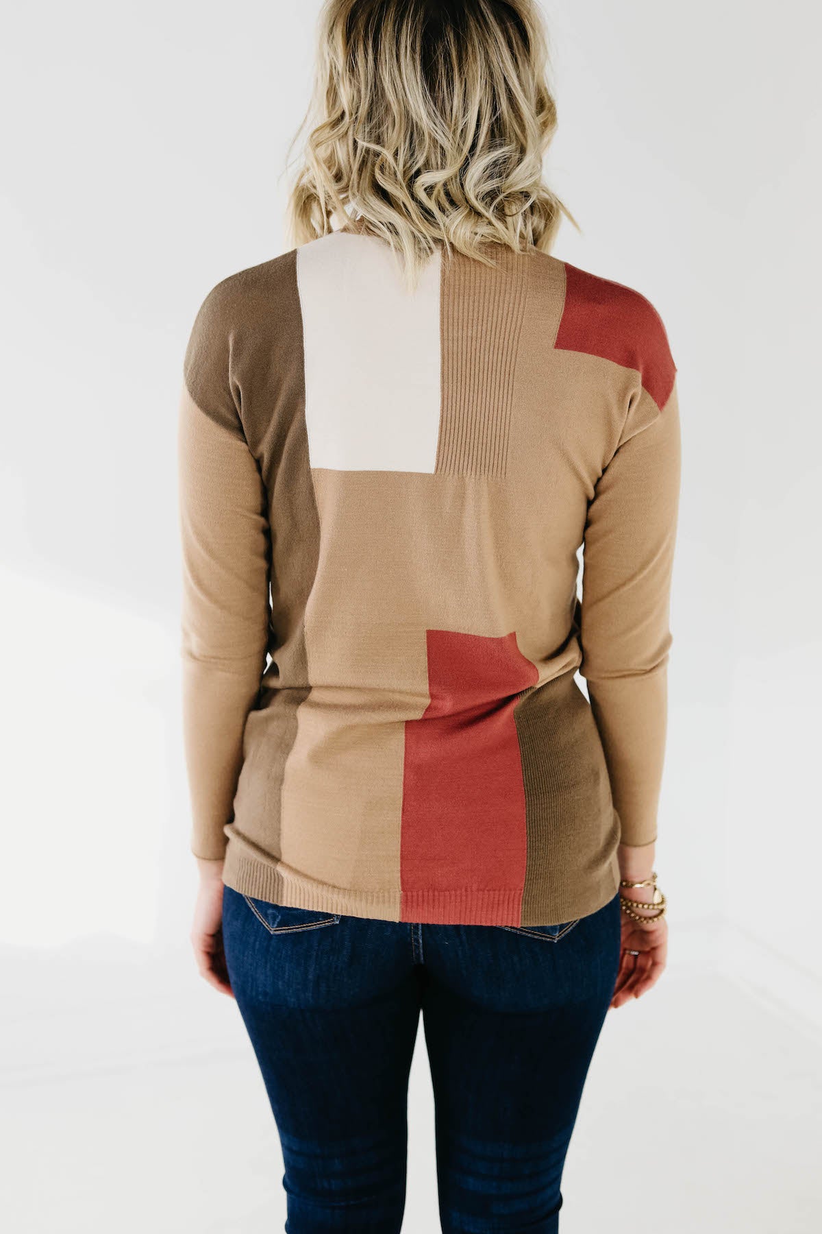 The Lucky Color Block Sweater