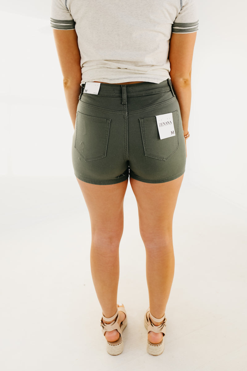 The Lucas High Rise Jean Shorts - FINAL SALE