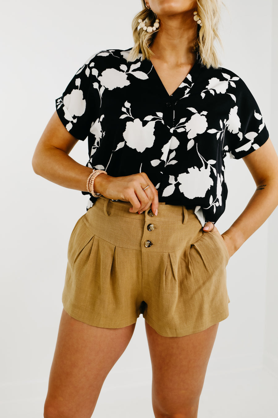 The Alice Pleated Shorts - FINAL SALE