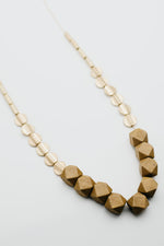 The Fatima Wood Bead Necklace