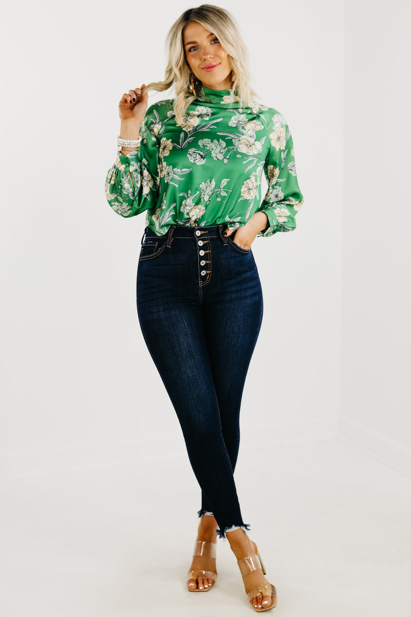 The Kimora Floral Blouse - FINAL SALE