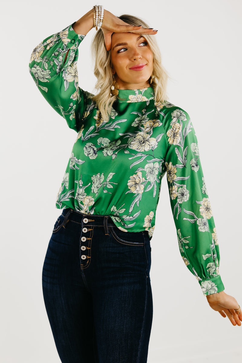 The Kimora Floral Blouse - FINAL SALE