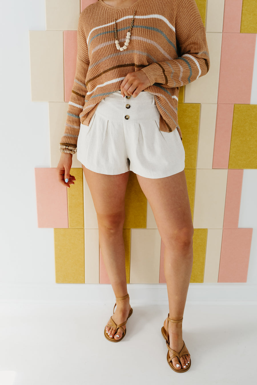 The Alice Pleated Shorts - FINAL SALE